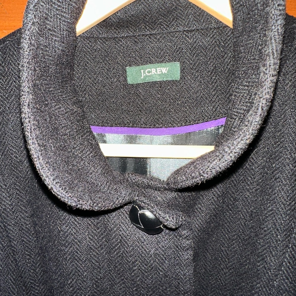 J.Crew Black Wool Coat
